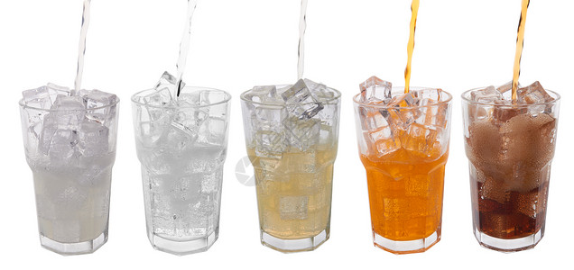 芬达甜饮液体玻璃矿物可乐柠檬收藏碳酸立方体饮料精灵背景