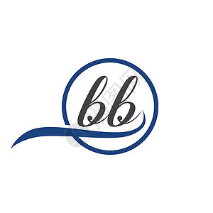 bb多个背景上的初始小写字母 BB 圆形徽标 BB LogoBB 初始徽标  BB 会标日志设计图片