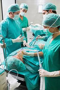 集中外科手术队工作背景图片