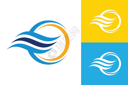雪花秀logo空调 logo 标志 symbolHot 和 cold symbo温度季节太阳空气蓝色冷却冻结控制公司商业设计图片