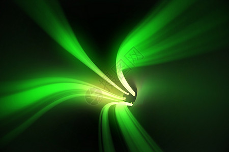 亮光绿色旋涡背景图片