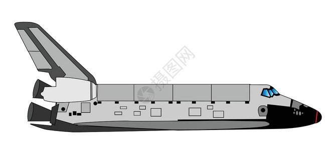 美国航天飞机艺术飞船插图绘画工艺艺术品背景图片