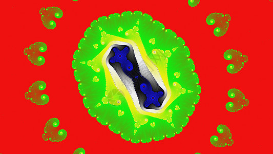 Mandelbrot 分形缩放模式螺旋几何学背景图片