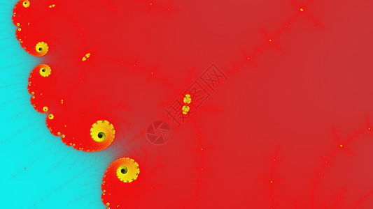 Mandelbrot 分形缩放模式几何学螺旋背景图片