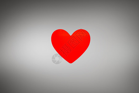 心脏复合图像灰色绘图红色计算机插图情人背景图片