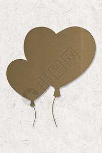 心脏气球复合图像浪漫红色情人背景图片