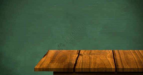 木制地板复合图像广告地面空白黑板木头背景图片