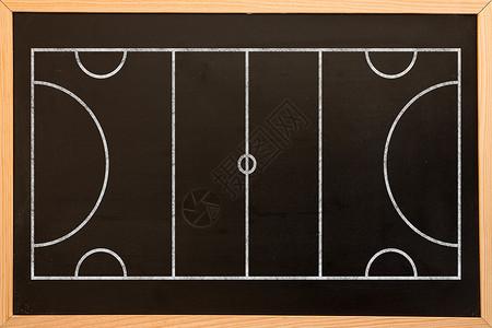 体育实地计划的数字形象场地课堂沥青粉笔教育白色草稿黑色空白运动背景图片