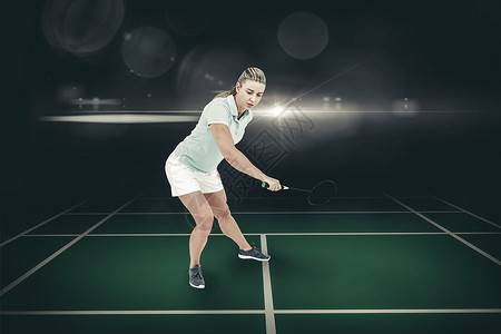 五能力素材网运动训练羽毛球拍高清图片