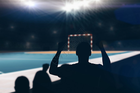 足球支持者脚影综合图象的合成图像欣快感体育场场地手球运动观众活力世界扇子杯子背景图片