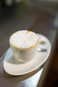 特写咖啡杯零售酒店商业行业咖啡柜台勺子酒吧饮料咖啡店背景图片