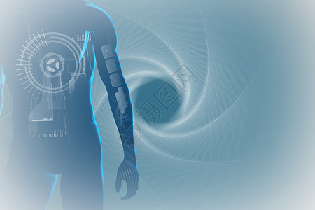 技术界面复合图像图象Name计算机身体力量隧道培训师运动心形计算解剖学蓝色背景图片