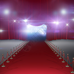 纹机械素材红色窗帘的复合图像插图主板电气创新影棚机器设备电影魅力未来派背景