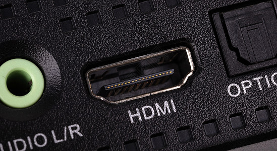 设备上的特殊 hdmi 连接背景图片