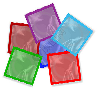 安全套彩色收集男人避孕性病控制性别勃起方法精子润滑包装背景图片