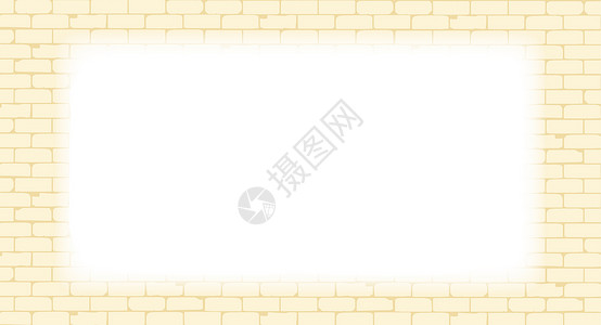 空白墙背景黄色海报绘画砖块插图卡片风化空白背景图片