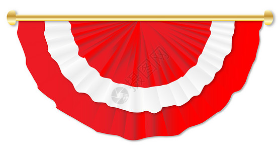 红色 白色和材料徽章横幅绘画丝带文化丝绸艺术艺术品彩旗背景图片