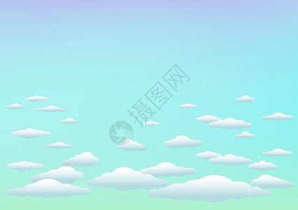 玄天上帝素材蓝色蔚蓝的天空模板背景插画