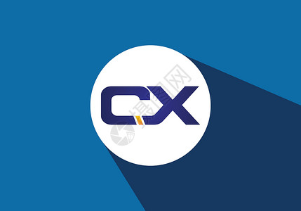 CX 初始字母标志设计创意现代字母矢量图标标志插图汽车品牌标识圆圈艺术银行业营销字体网络咨询设计图片