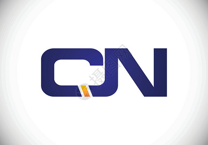 CN 初始字母标志设计创意现代字母矢量图标标志插图商业品牌营销网络公司标识字体银行业身份圆圈背景图片