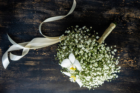 Gypsophila 惊慌的鲜花在新娘概念中礼物周年婚礼展示花店纪念日花环女孩花冠庆典背景