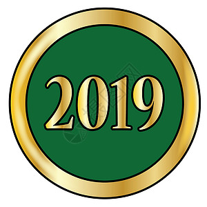 2019 绿色按钮玻璃徽章旗帜插图国际全球背景图片