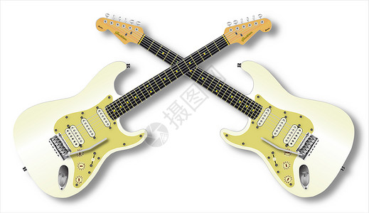 双重吉他插图仪器音乐挡泥板乐器绘画战略背景图片