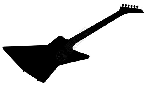 现代吉他轮回流行音乐绘画乐器艺术艺术品音乐金属探险家插图岩石背景图片