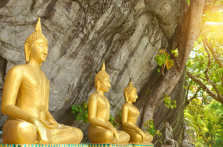 佛像橙子智慧金子艺术寺庙宗教雕塑文化雕像背景图片