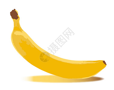 香蕉艺术热带艺术品水果饮食食物黄色绘画健康背景图片