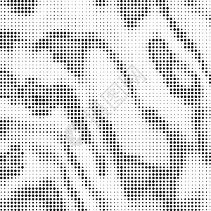 白色虚线半色调图案 点集 白色背景上的虚线纹理 覆盖 Grunge 模板 遇险线性设计装饰品圆圈剪贴簿艺术边界插图褪色流行创造力作品插画