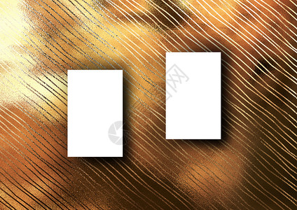 金色竖板名片带有金色歪线图案 b 的名片模型模板商业公司粉色小样闪光材料金子墙纸坡度空白背景