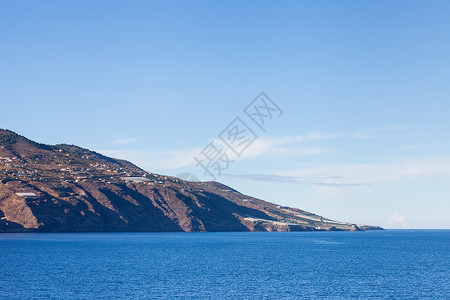 拉帕尔马天空风景环境海岸线全景海洋蓝色海岸岬角背景图片