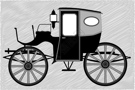 马车夫交通插图古董婚礼绘画教练车轮越野车出租车轮子旅行背景