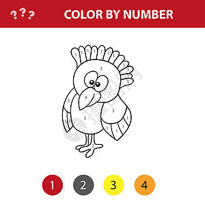 公鸡素材涂色教育儿童游戏 按数字排列图片 用鸟的彩色书籍Name活动训练童年爱好乘法卡通片学习学校逻辑孩子们设计图片