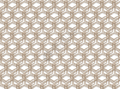 棕色抽象六角格栅背景图片
