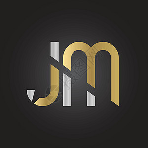 公司咨询创意字母 JM 标志设计矢量模板 初始链接字母 JM 徽标设计金融营销建造咨询公司极简网络商业主义者技术插画