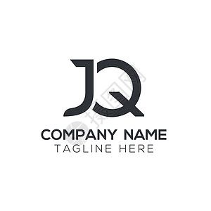 创意字母 JQ 标志设计矢量模板 初始连接字母 JQ 徽标设计金融市场公司主义者会计品牌咨询营销链接技术背景图片