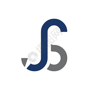 js动效创意字母 JS 标志设计矢量模板 初始链接字母 JS 标志设计品牌极简公司市场主义者首都营销会计咨询金融插画