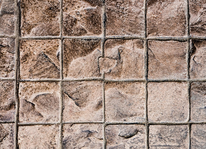 室外厚重瓷砖地板的表面纹理材料建筑学街道人行道灰色石头正方形背景图片