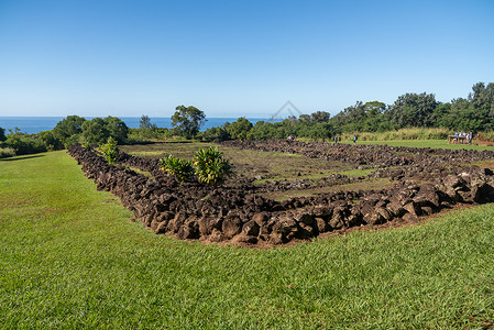 夏威夷瓦胡Waimea附近的历史遗址高清图片