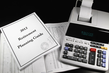 2012年 退休规划指南背景图片