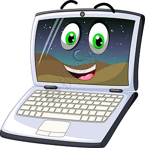 动画片娱乐孩子们计算机卡通片技术电脑工具社交键盘网络背景图片