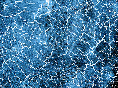 带有白色裂缝的经典蓝色纹理 具有裂纹效果的表面背景图片