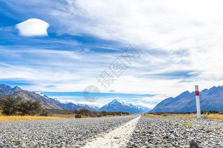 国家公园 新西兰 大洋洲旅游国家冰川旅行风景公吨顶峰地标公园高山背景图片