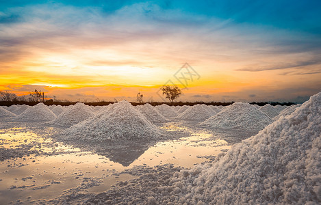 精盐生产科学高清图片