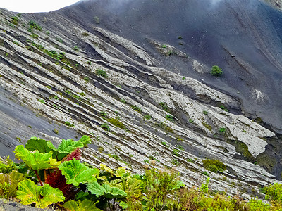 伊拉苏火山火山学远足高清图片