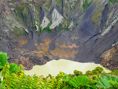 伊拉苏火山岩浆美丽的高清图片