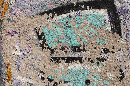风化的涂鸦墙 城市街头艺术之美 纹理背景墙纸街道创造力艺术品文化背景图片