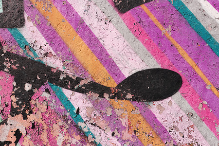 风化的涂鸦墙 城市街头艺术之美 纹理背景调色板创造力墙纸艺术品街道文化背景图片